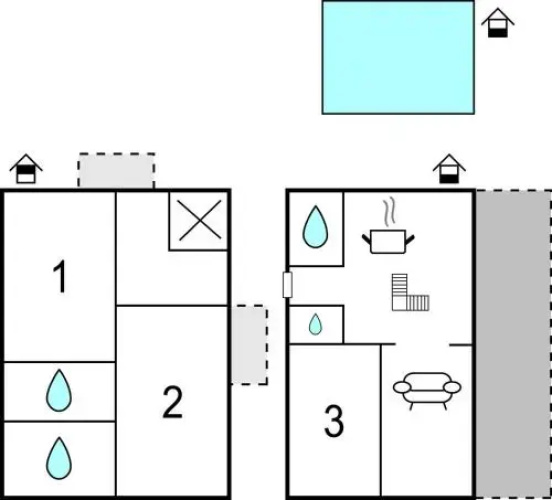 Holiday home Novalja QR-1783